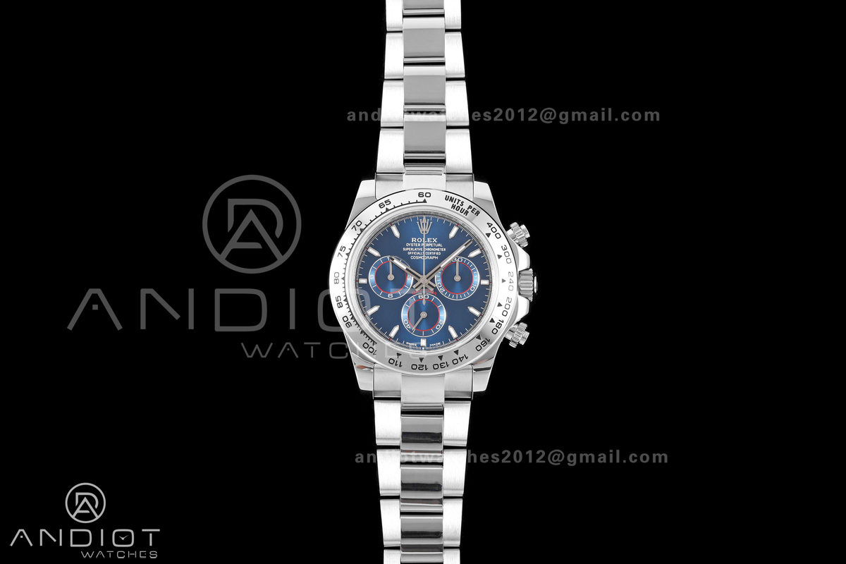 Daytona 126509 ZF 1:1 Best Edition 904L Steel Blue Dial on SS Bracelet JH4131 (215g)